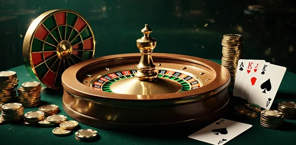 CrownGreen Roulette Icon — Wheel Game Symbol