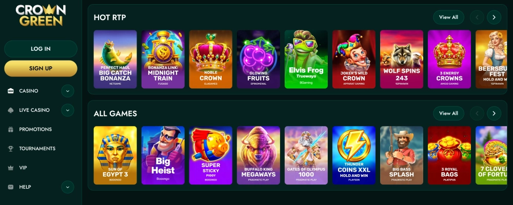 What Becomes Available After Login Crowngreen